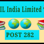 GAIL India Limited भर्ती 2022>> Total POST 282