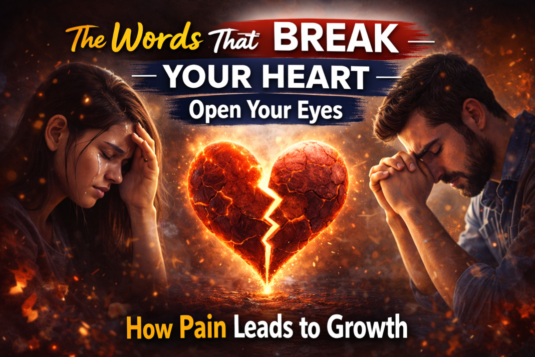 The Words That Break Your Heart Open Your Eyes: How Pain Leads to Growth